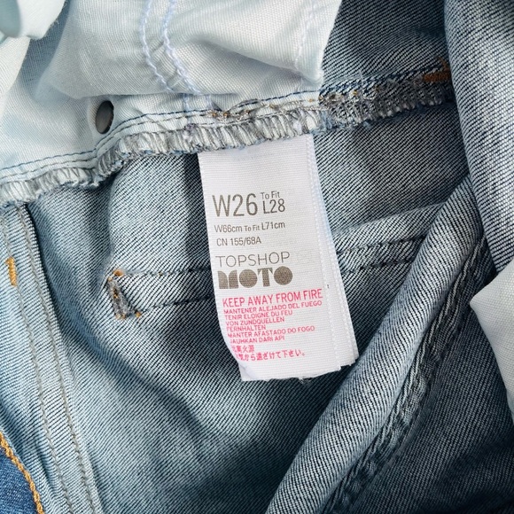 Topshop Jamie Flare Women’s Jeans Size 26 – Dark Wash - Picture 7 of 8